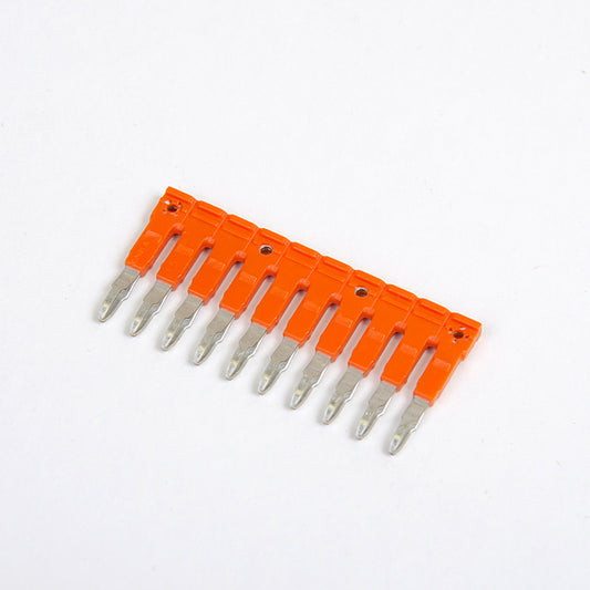 ONKA 1.5/10 Plug-in 10-way cam bridge, insulated, universal (for spring and screw terminal blocks 1.5mm2), 1060104