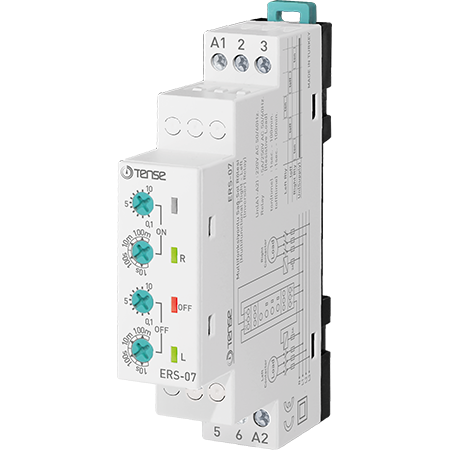 Time-reversing reverse cyclic relay 230V AC