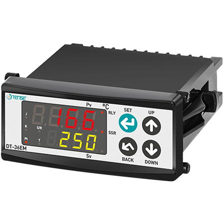 Tense digitale PID-temperatuurregelaar met SSR-uitgang, 36x72 mm, DT-36EM