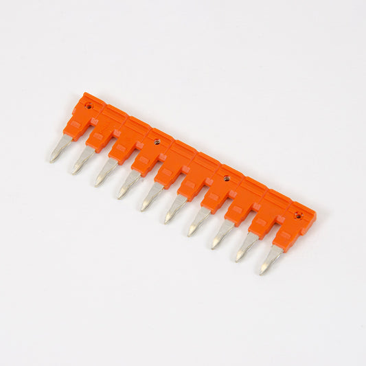 ONKA 10/10 Plug-in 10-strengs nokbrug geïsoleerd voor 10mm2 schroefblok, 1060124