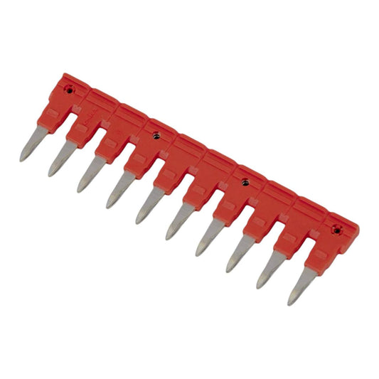ONKA 6/10 Plug-in 10-voet nokbrug, geïsoleerd, voor veerklemmenblok 6mm2, 1060129