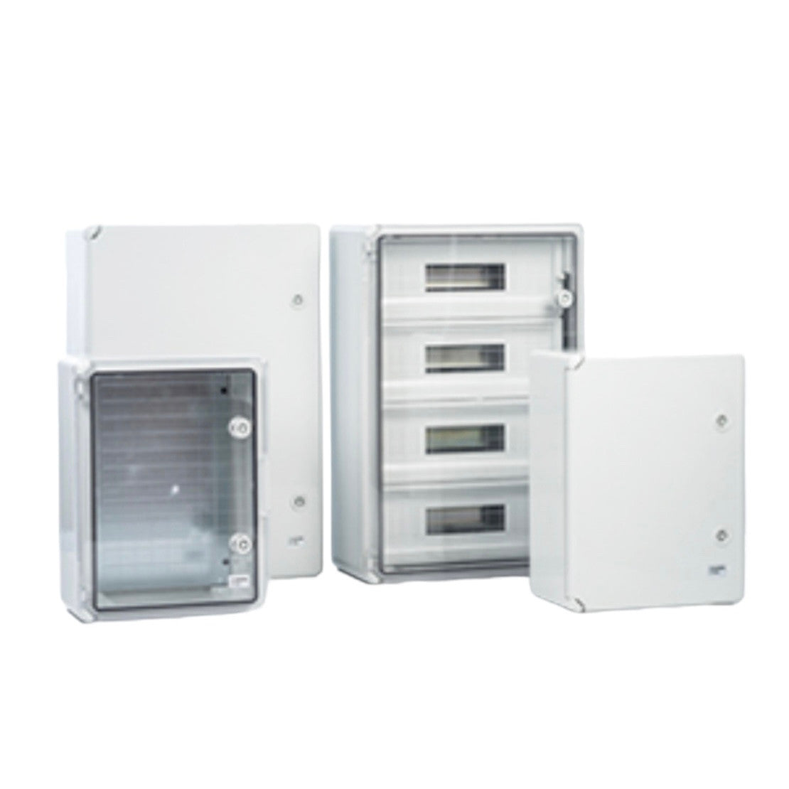 Lege kunststof industriële verdeelkasten