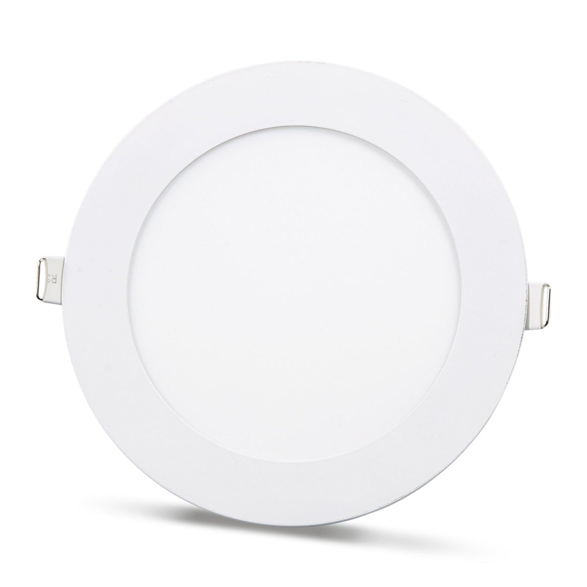 2 pieces SLIM LED panel cool white /6500K 12W / 1080Lm round recessed (power supply included) 6500K YL10-1200