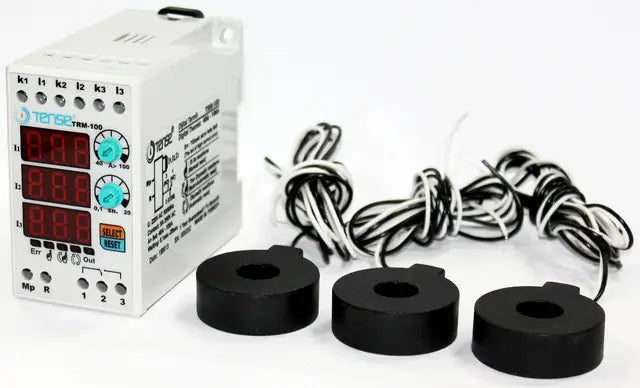 Digital overcurrent relay with 3x3-digit LED display TRM-100