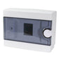 ARS Modular switchboard 2-6 MOD (6 fuses), surface-mounted switchboard, plastic, transparent door IP40, 341212