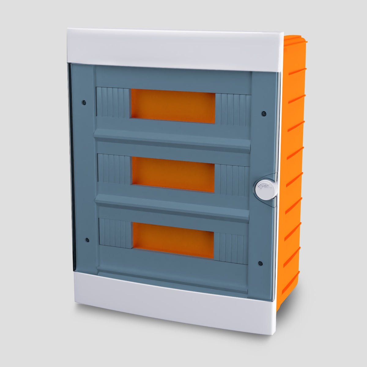 ARS Modular switchboard 36 MOD (36 fuses), plastic flush-mounted switchboard, transparent door IP40, 347415