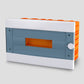 ARS Modular switchboard 16 MOD (16 fuses), plastic flush-mounted switch box, transparent door IP40, 346125