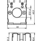 ONKA Stroomtransformator - CURRENT TRANSFORMER 125/5A, 44/20 (31), KLASSE 1, 2,5VA (CK201255103 / 80010993)