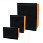 ARS Modular switchboard 9 MOD (9 fuses), plastic flush-mounted switch box, transparent door IP40, 342594