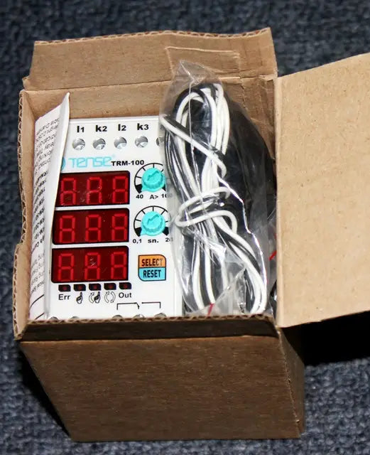 Digital overcurrent relay with LED display 3x3 digits TRM-50