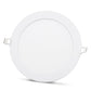 2 pieces SLIM LED panel cool white /6500K 15W / 1350Lm round recessed (power supply included) 6500K YL10-1500