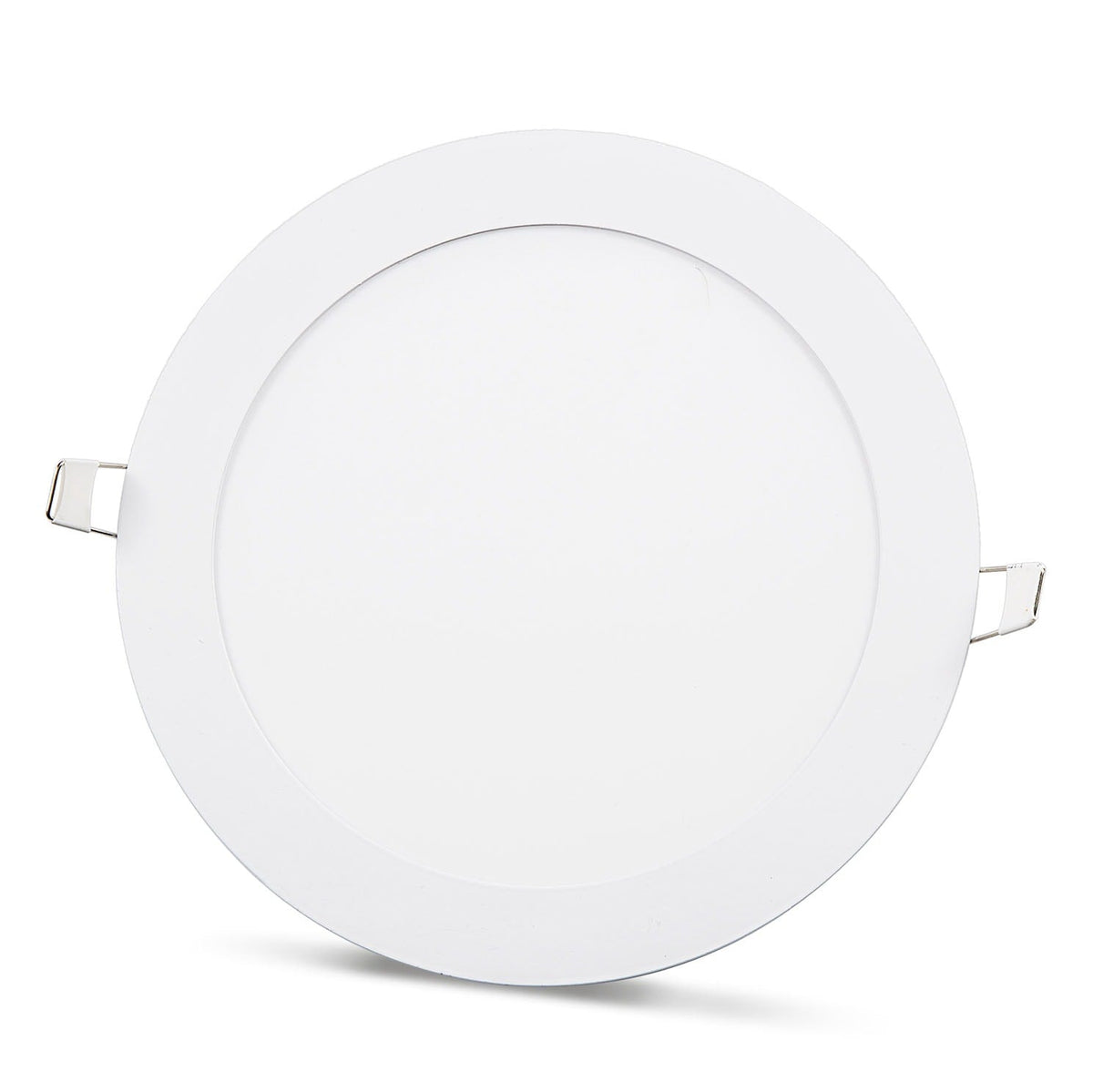 2 pieces SLIM LED panel cool white /6500K 15W / 1350Lm round recessed (power supply included) 6500K YL10-1500