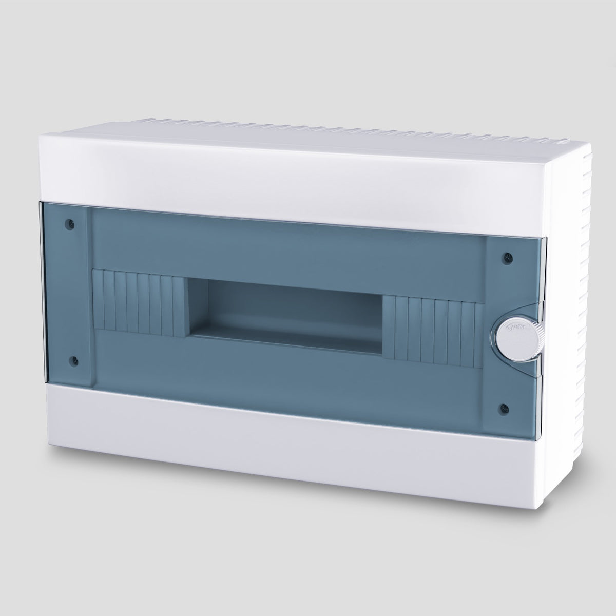 ARS Modular switchboard 16 MOD (16 fuses), surface-mounted switchboard, plastic, transparent door IP40, 346124