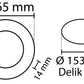 2 pieces SLIM LED panel cool white /6500K 12W / 1080Lm round recessed (power supply included) 6500K YL10-1200