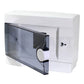 ARS Modular switchboard 9 MOD (9 fuses), surface-mounted switchboard, plastic, transparent door IP40, 341214