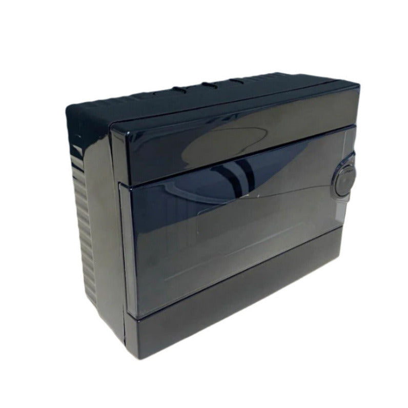 ARS Modular switchboard 9 MOD (9 fuses), surface-mounted switchboard, plastic, transparent door IP40, 342593