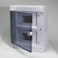 ARS Modular switchboard 16 MOD (16 fuses), surface-mounted switchboard, plastic, transparent door IP40, 341205