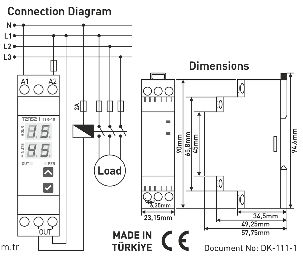 Digital DIN-rail timer 24h 230 V/AC 16A/250V/4000VA astronomical switches