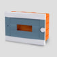 ARS Modular switchboard 12 MOD (12 fuses), plastic flush-mounted switch box, transparent door IP40, 341219