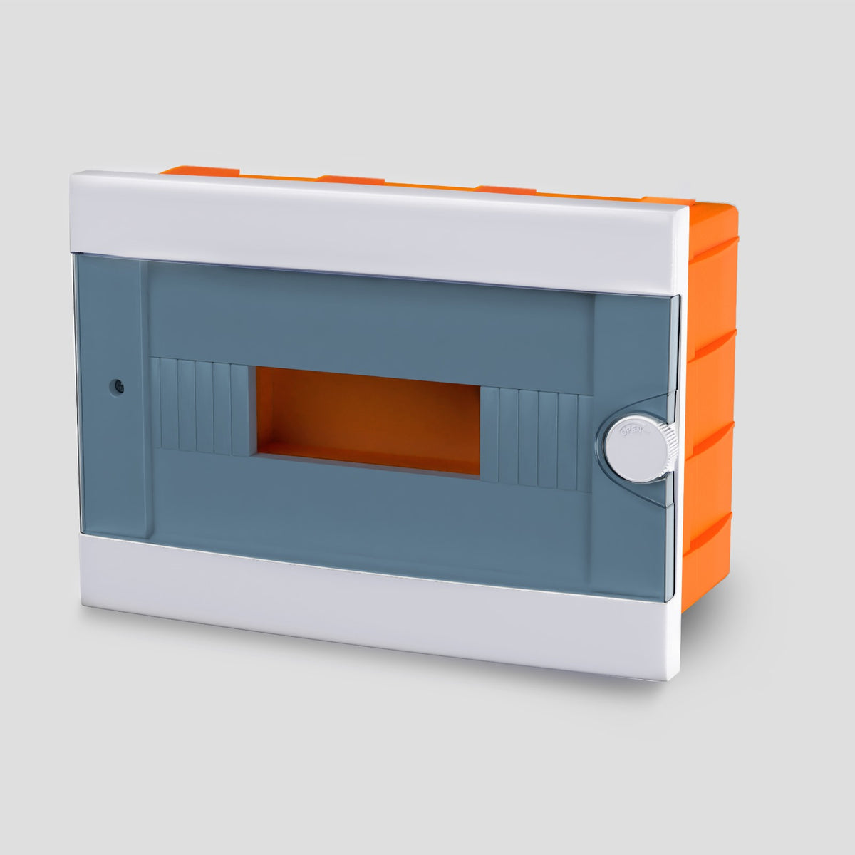 ARS Modular switchboard 12 MOD (12 fuses), plastic flush-mounted switch box, transparent door IP40, 341219