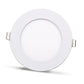 2 pieces - round LED panel 6W / 540Lm white round recessed (power supply included) 4000K YL10-0607
