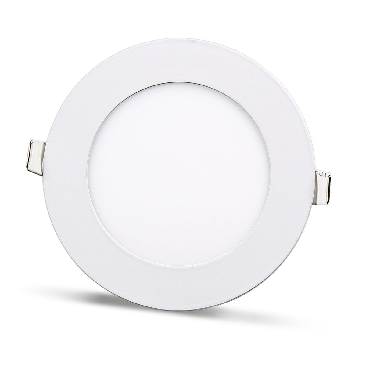 2 pieces - round LED panel 6W / 540Lm white round recessed (power supply included) 4000K YL10-0607