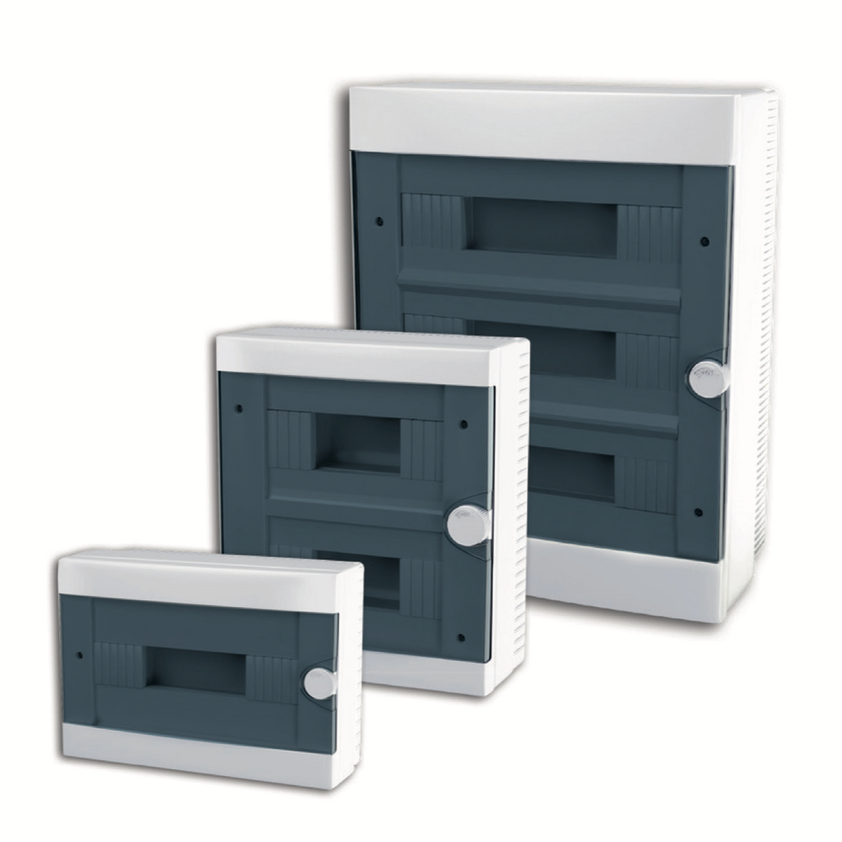 ARS Modular switchboard 36 MOD (36 fuses), surface-mounted switchboard, plastic, transparent door IP40, 347414