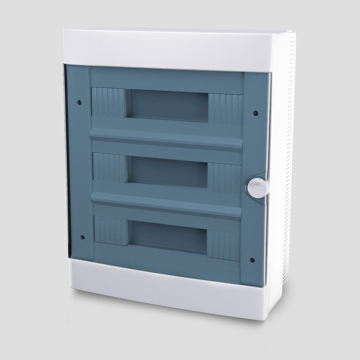 ARS Modular switchboard 36 MOD (36 fuses), surface-mounted switchboard, plastic, transparent door IP40, 347414