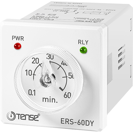 Tijdrelais 230 V/AC 8-polig, 48 x 48 mm