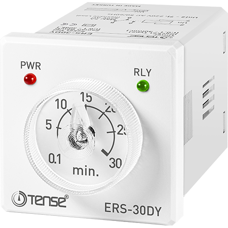 Tijdrelais 230 V/AC 8-polig, 48 x 48 mm