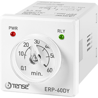 Tijdvertragingsrelais 230 V/AC (ON DELAY)48 x 48 mm